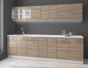 Przejdź do produktu Zestaw mebli kuchennych MEGAN DAVE dąb sonoma trufel 260cm