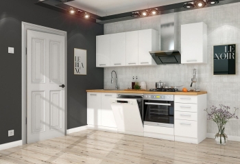 Meble kuchene WHITE MAT biały mat, kuchnia z szybkim terminem realizacji