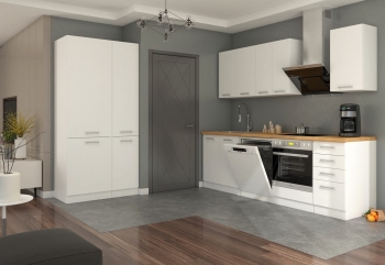 Meble kuchenne białe matowe na wymiar szafki do kuchni