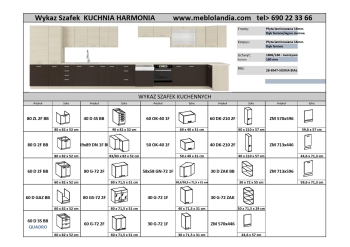 Harmonia Kuchnie wykaz bez cen_page-0001, meble kuchenne, kuchnia na wymiar, szafki kuchenne, szafki do kuchni MDF, kuchnia w połysku, blaty kuchenne.jpg