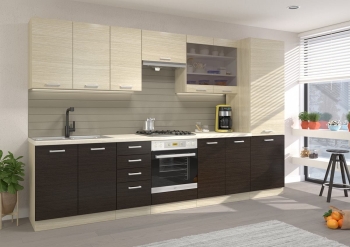 HARMONIA ZDJ 2  320cm, meble kuchenne, kuchnia na wymiar, szafki kuchenne, szafki do kuchni MDF, kuchnia w połysku, blaty kuchenne.jpg