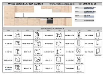 BARDOX Kuchnie wykaz bez cen_page-0001, meble kuchenne, kuchnia na wymiar, szafki kuchenne, szafki do kuchni MDF, kuchnia w połysku, blaty kuchenne.jpg