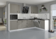Przejdź do produktu Zestaw mebli kuchennych KLEO CLAYGR/WH jasny szary / biały 285x170cm
