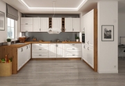 Przejdź do produktu Zestaw mebli kuchennych KLEO WH/AR biały mat 265x300cm 180cm