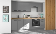 Przejdź do produktu Zestaw mebli kuchennych NASTIA antracyt 240cm