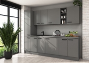 Przejdź do produktu Zestaw mebli kuchennych NASTIA antracyt 260cm