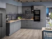 Przejdź do produktu Zestaw mebli kuchennych NASTIA antracyt 250x280cm