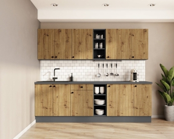 Meble kuchenne w jodełkę EVA na wymiar kuchnia modułowa