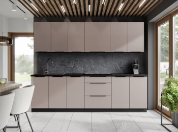 Meble kuchenne ARRONA kaszmirowe fronty na wymiar kuchnia modułowa