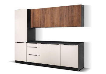 Kuhnia MONZA - ARONA 14 260CM, meble kuchenne, kuchnia na wymiar, szafki kuchenne, szafki do kuchni MDF, kuchnia w połysku, blaty kuchenne.jpg