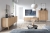 Boho_Dzienny_1 meble pokojowe SERENA, meble do salonu, dąb RIVIERA komoda, witryna przeszklona, szafka rtv, witryna na nóżkach, komoda na drewnianych nogach.jpg