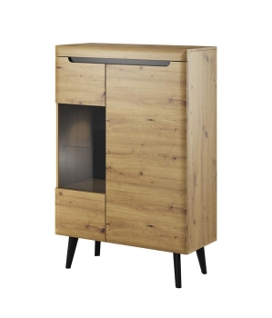 Piaski 19 01 08 Nordi Artisan 6 meble pokojowe BJORN dąb artisan, meble pokojowe na drewnianych nogach, komoda dąb artisan, komoda styl skandynawski, komoda na drewnianych nóżkach, witryna do salonu, komoda do salonu, ława pokojowa na nóżkach