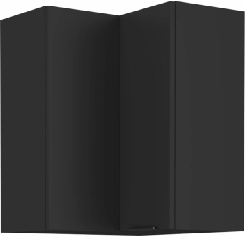 Szafka kuchenna górna narożna 60x60 GN-72 1F (90*) czarny mat SIENNA