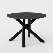 Przejdź do produktu Stół BERGEN 110cm owalnyIndustrialny na metalowych nogach pająk 
