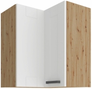 Przejdź do produktu Szafka kuchenna górna narożna 60x60 GN-72 2F (90*) biały mat / dąb artisan LUNEA WH/AR 