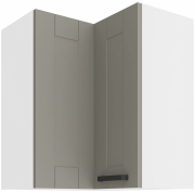 Przejdź do produktu Szafka kuchenna górna narożna 60x60 GN-72 1F (90*) jasny szary/biały mat LUNEA CLAYGREY/WH 