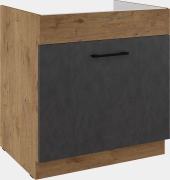 Przejdź do produktu Szafka kuchenna dolna zlewowa, szuflada 80 ZL 1S BB matera VIVA-GRMAT 