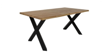 Stół MALMO FLOW 180x100 v4 stół do salonu, stół industrialny, na metalowych nogach, stół okrągły, stół do jadalni, stół do kuchni, stół loftowy