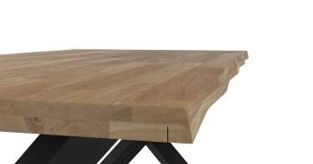 Stół MALMO FLOW 180x100 v4 stół do salonu, stół industrialny, na metalowych nogach, stół okrągły, stół do jadalni, stół do kuchni, stół loftowy