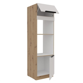 Słupek kuchenny 60 DPM-210 2F kaszmir /dąb artisan SOLEA