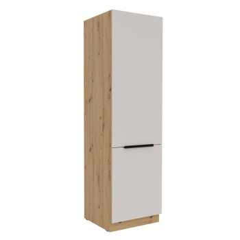 Słupek kuchenny 60 DK-210 2F kaszmir/dąb artisan SOLEA