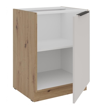 Szafka kuchenna dolna 60 D 1F BB kaszmir/dąb artisan SOLEA