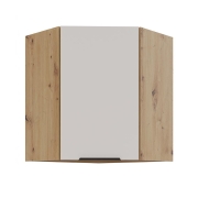 Przejdź do produktu Szafka kuchenna górna narożna 60x60 GN-72 1F (45*) kaszmir/dąb artisan SOLEA