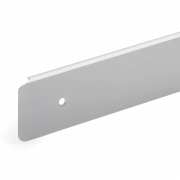 Przejdź do produktu Listwa do łączenia blatów zakończenie Prawe 38 mm srebrna   