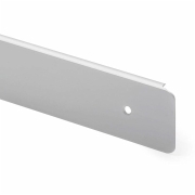 Przejdź do produktu Listwa do łączenia blatów zakończenie Lewe 38 mm srebrna    