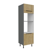 Przejdź do produktu Słupek kuchenny 60 DPM-215 2F dąb cremona /antracyt CREMONA /ANT