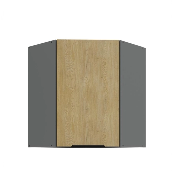 Szafka kuchenna górna narożna 60x60 GN-72 1F (45*) dąb cremona/antracyt CREMONA/ANT