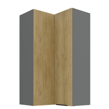 Szafka kuchenna górna narożna 60x60 GN-108 1F (90*) dąb cremona/antracyt CREMONA/ANT