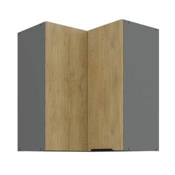 Szafka kuchenna górna narożna 60x60 GN-72 1F (90*) dąb cremona/antracyt CREMONA/ANT