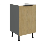 Przejdź do produktu Szafka kuchenna dolna zlewowa 50 ZL 1F BB dąb cremona/antracyt CREMONA/ANT