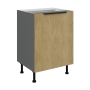 Przejdź do produktu Szafka kuchenna dolna 60 D 1F BB dąb cremona/antracyt CREMONA/ANT