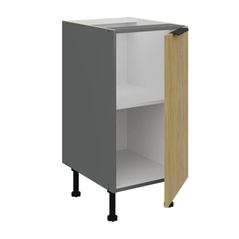 Szafka kuchenna dolna 40 D 1F BB dąb cremona/antracyt CREMONA/ANT