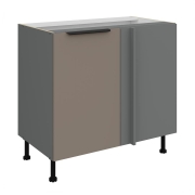 Przejdź do produktu Szafka kuchenna dolna narożna 105 ND 1F BB ARIANA SANDGRAU/ANTRACYT piaskowy/antracyt