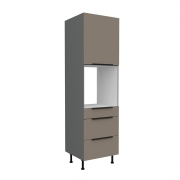 Przejdź do produktu Słupek kuchenny 60 DPS-215 3S 1F piaskowy /antracyt ARIANA SANDGRAU AFM / ANTRACYT