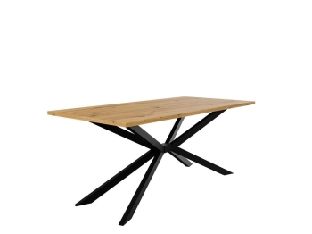 Stół TROMSO - dąb artisan v3 Stół do jadalni, stół MORSON drewniany, stół z metalowimy nogami, stół rozgwiazda, stół pająk, stół biały artisan.jpg
