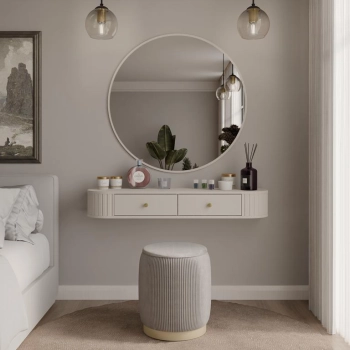 OVALIO BEŻ PIASKOWY - KONSOLA, LUSTRO TYP 701 komoda OVAL, witryna glamour, komoda do salonu, meble do salonu, witryna złote nóżki, piekna komoda do salonu.jpg