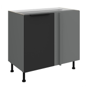 Przejdź do produktu Szafka kuchenna dolna narożna 105 ND 1F BB ARIANA BLACK/ANTRACYT  czarny/antracyt