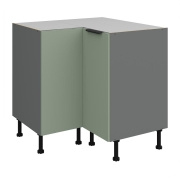 Przejdź do produktu Szafka kuchenna dolna narożna 90x90 DN 1F BB turkusowy/antracyt  ARIANA AQUAMARINE  AFM / ANTRACYT