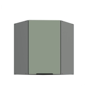 Przejdź do produktu Szafka kuchenna górna narożna 60x60 GN-72 1F (45*) ARIANA AQUAMARINE / ANTRACYT  turkusowy/antracyt