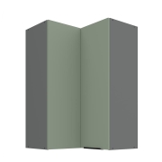 Przejdź do produktu Szafka kuchenna górna narożna 60x60 GN-90 2F (90*) ARIANA AQUAMARINE /ANTRACYT  turkusowy/antracyt