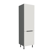 Przejdź do produktu Słupek kuchenny 60 LO-215 2F biały mat/antracyt ARIANA CRYSTAL WHITE  AFM / ANTRACYT