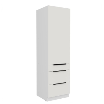 60 DKS-210 1F 3S - ARIA WH-WH Meble kuchenne ARIANA, Meble kuchenne na wymiar, kuchnia na wymiar, szafki kuchenne, fronty antyfinger, szafka z szufladami, zakudowa kuchenna, kuchnie modułowe