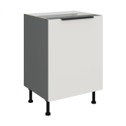 Przejdź do produktu Szafka kuchenna dolna 60 D 1F BB biały mat/antracyt  ARIANA CRYSTAL WHITE AFM / ANTRACYT