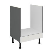 Przejdź do produktu Szafka dolna do zabudowy piekarnika 60 D GAZ BB ARIANA CRYSTAL WHITE / ANTRACYT  biały mat/antracyt