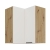 60x60 GN-72 2F (90°) - ARIA WH-AR Meble kuchenne ARIANA, Meble kuchenne na wymiar, kuchnia na wymiar, szafki kuchenne, fronty antyfinger, szafka z szufladami, zakudowa kuchenna, kuchnie modułowe