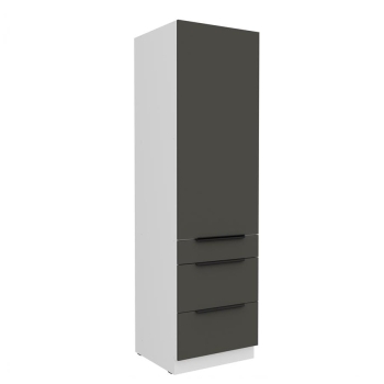 60 DKS-210 1F 3S - ARIA GR-WH Meble kuchenne ARIANA, Meble kuchenne na wymiar, kuchnia na wymiar, szafki kuchenne, fronty antyfinger, szafka z szufladami, zakudowa kuchenna, kuchnie modułowe